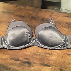 NWOT 38D Lily of France Stunning Purple/grey Padded underwire Gorgeous Bra